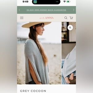 We are Amma grey cocoon